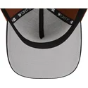 new-era-curved-brim-9forty-a-frame-harvest-las-vegas-raiders-nfl-brown-and-black-snapback-cap