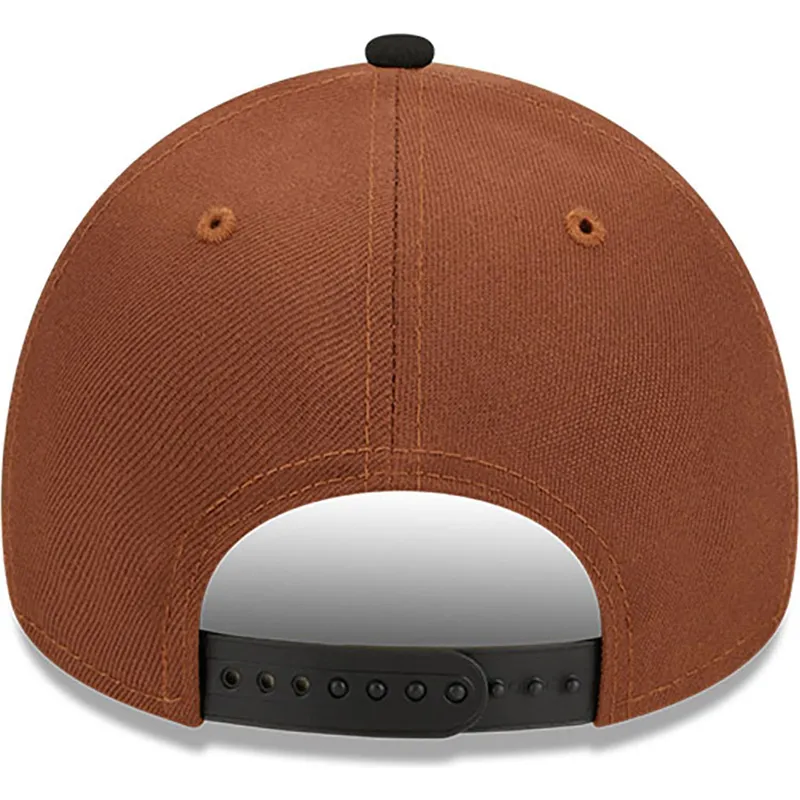 kasketter-buet-brun-snapback-9forty-a-frame-harvest-fra-las-vegas-raiders-nfl-af-new-era
