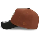 new-era-curved-brim-9forty-a-frame-harvest-las-vegas-raiders-nfl-brown-and-black-snapback-cap