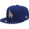 new-era-flat-brim-59fifty-laurel-sidepatch-los-angeles-dodgers-mlb-blue-fitted-cap