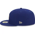 kasketter-flad-bla-tilpasset-59fifty-laurel-sidepatch-fra-los-angeles-dodgers-mlb-af-new-era