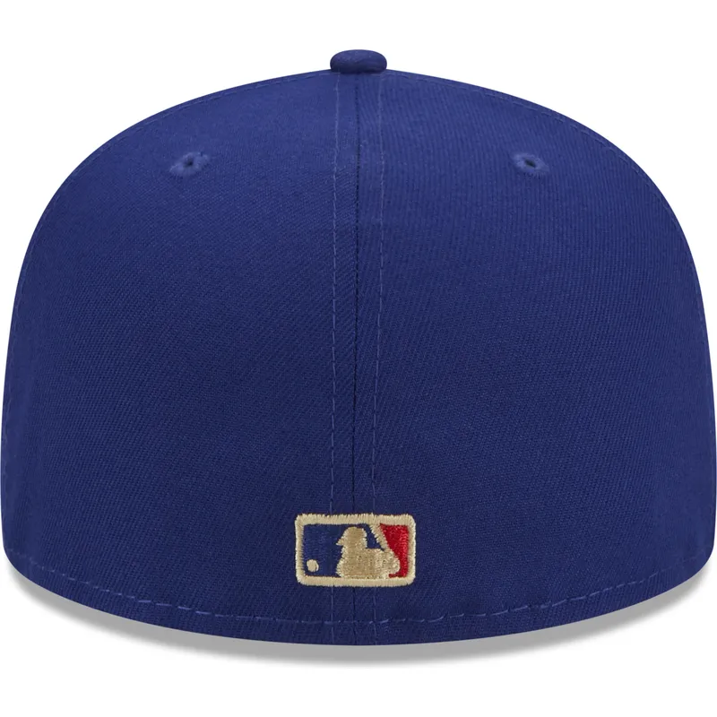 kasketter-flad-bla-tilpasset-59fifty-laurel-sidepatch-fra-los-angeles-dodgers-mlb-af-new-era
