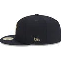 kasketter-flad-marinebla-tilpasset-59fifty-laurel-sidepatch-fra-new-york-yankees-mlb-af-new-era