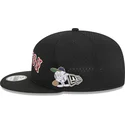 sort-flad-snapback-9fifty-post-up-pin-kasket-fra-boston-red-sox-mlb-af-new-era