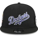flad-sort-snapback-9fifty-post-up-pin-kasket-fra-los-angeles-dodgers-mlb-af-new-era