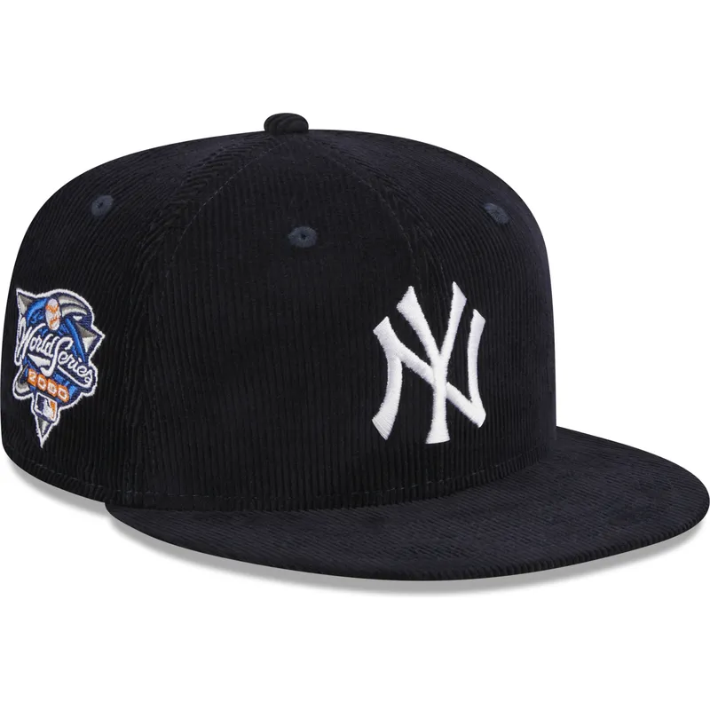 kasketter-flad-marinebla-tilpasset-59fifty-throwback-cord-fra-new-york-yankees-mlb-af-new-era