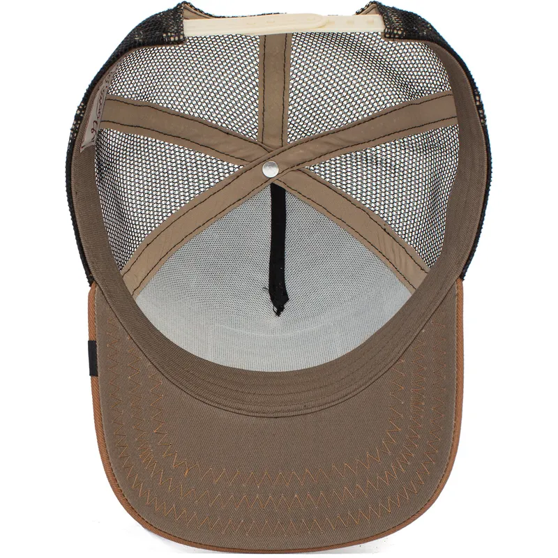 kasketter-buet-brun-snapback-the-farm-af-goorin-bros kasketter-buet-brun-snapback-the-farm-af-goorin-bros