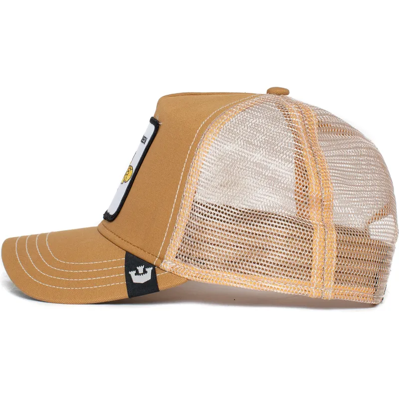 kasketter-buet-brun-snapback-the-farm-af-goorin-bros