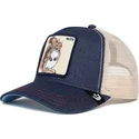 kasketter-buet-marinebla-snapback-the-farm-af-goorin-bros