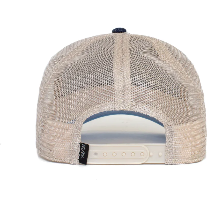 kasketter-buet-marinebla-snapback-the-farm-af-goorin-bros kasketter-buet-marinebla-snapback-the-farm-af-goorin-bros