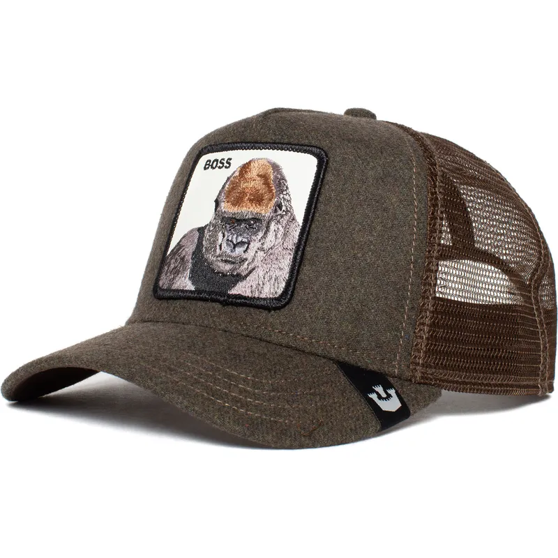 kasketter-buet-brun-snapback-the-farm-af-goorin-bros