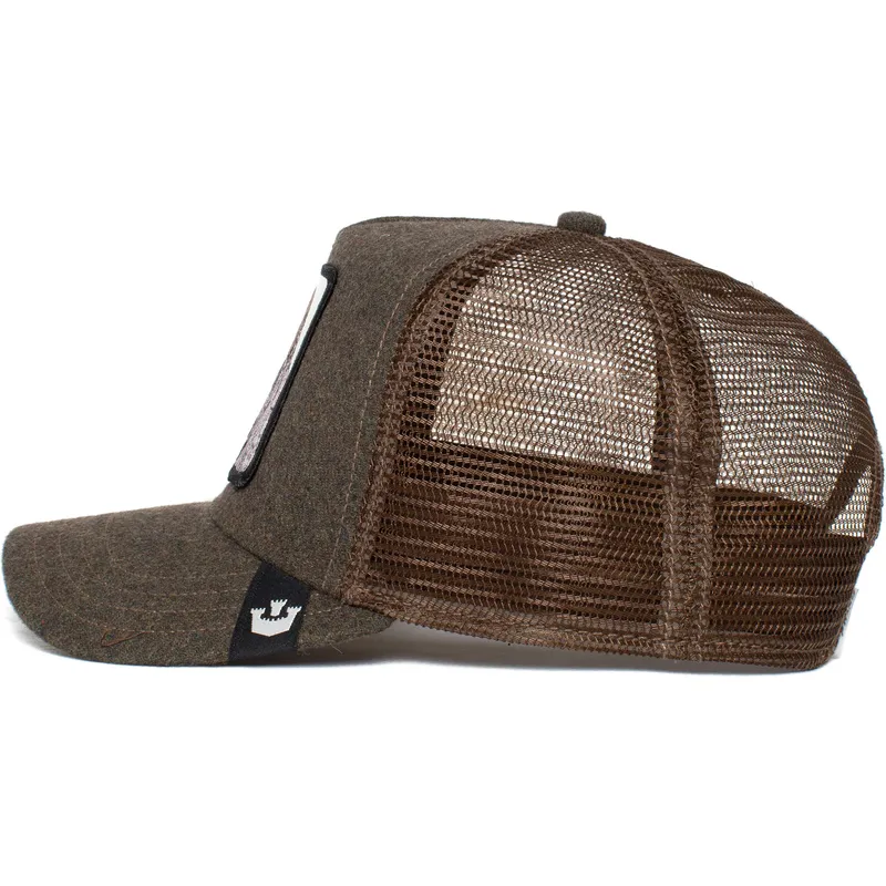 kasketter-buet-brun-snapback-the-farm-af-goorin-bros