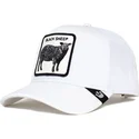 hvid-trucker-kasket-med-far-platinum-sheep-the-farm-fra-goorin-bros