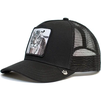 sort-trucker-kasket-til-dreng-tiger-tiger-earn-your-stripes-the-farm-fra-goorin-bros