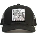 sort-trucker-kasket-til-dreng-med-tiger-tiger-earn-your-stripes-the-farm-fra-goorin-bros