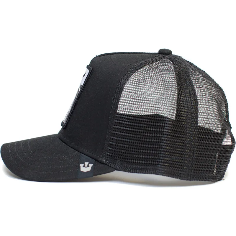 kasketter-buet-sort-snapback-til-barn-the-farm-af-goorin-bros