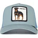 trucker-kasket-bla-hund-rottweiler-bad-boy-truckin-the-farm-fra-goorin-bros