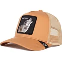 trucker-kasket-orange-ulv-lone-wolf-truckin-the-farm-fra-goorin-bros