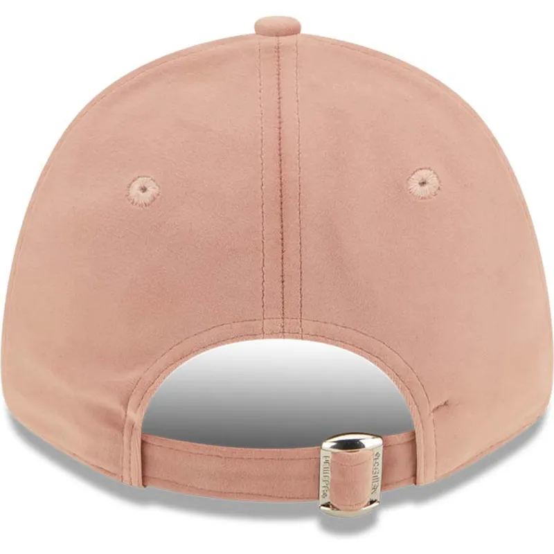 new-era-new-york-yankees-mlb-9forty-velour-justerbar-lyserod-buet-kasket-med-lyserodt-logo-til-kvinder