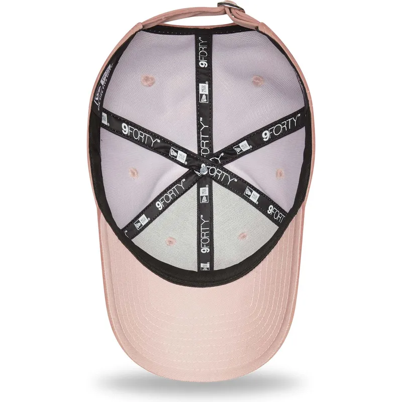 kasketter-buet-rosa-justerbar-rem-9forty-velour-fra-new-york-yankees-mlb-af-new-era kasketter-buet-rosa-justerbar-rem-9forty-velour-fra-new-york-yankees-mlb-af-new-era
