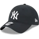 sort-justerbar-9twenty-league-essential-kasket-fra-new-york-yankees-mlb-fra-new-era