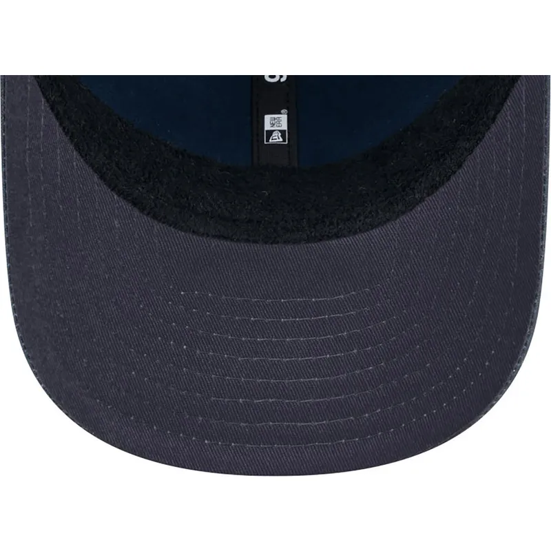 kasketter-buet-marinebla-justerbar-rem-9forty-millerain-fra-new-york-yankees-mlb-af-new-era