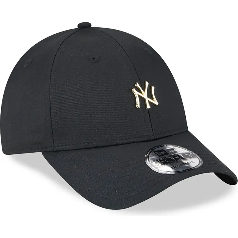 kasketter-buet-sort-justerbar-rem-9forty-pin-fra-new-york-yankees-mlb-af-new-era