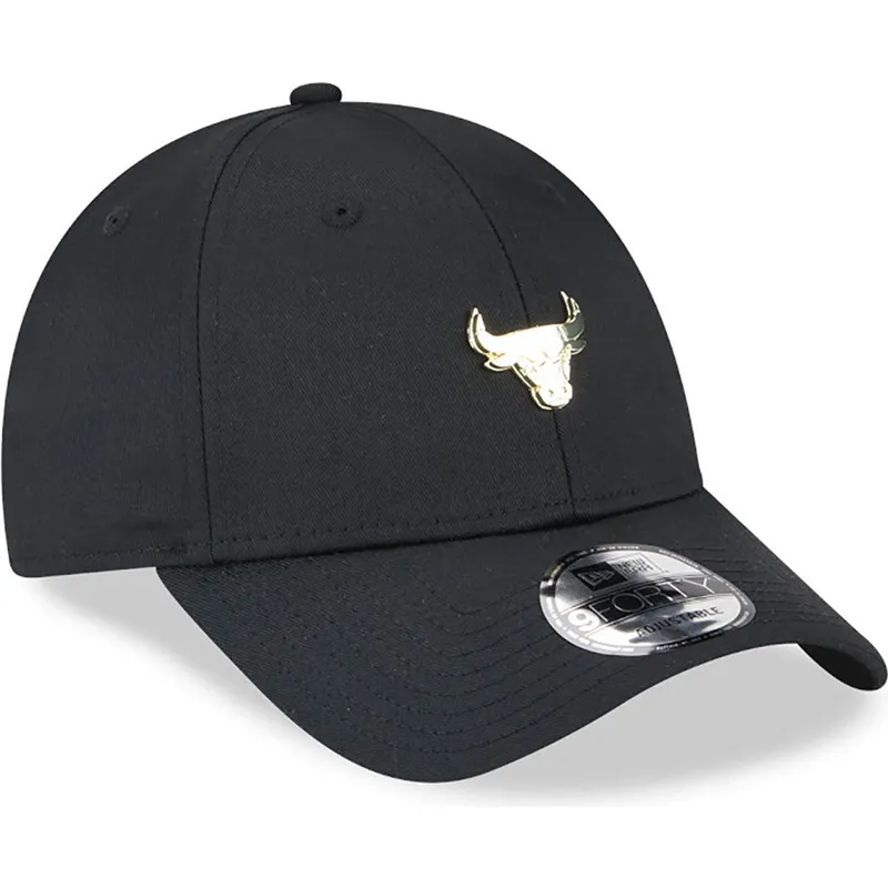 kasketter-buet-sort-justerbar-rem-9forty-pin-fra-chicago-bulls-nba-af-new-era kasketter-buet-sort-justerbar-rem-9forty-pin-fra-chicago-bulls-nba-af-new-era