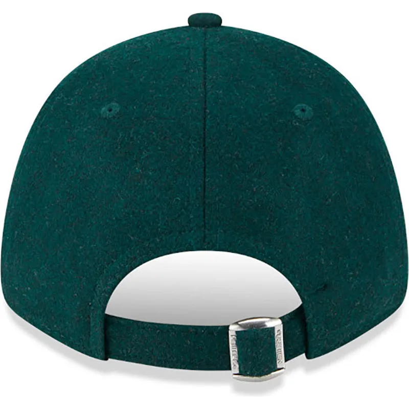 kasketter-buet-gron-justerbar-rem-9forty-essential-melton-wool-fra-los-angeles-dodgers-mlb-af-new-era