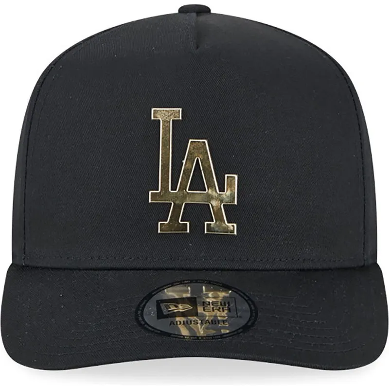 kasketter-buet-sort-snapback-a-frame-foil-pack-fra-los-angeles-dodgers-mlb-af-new-era