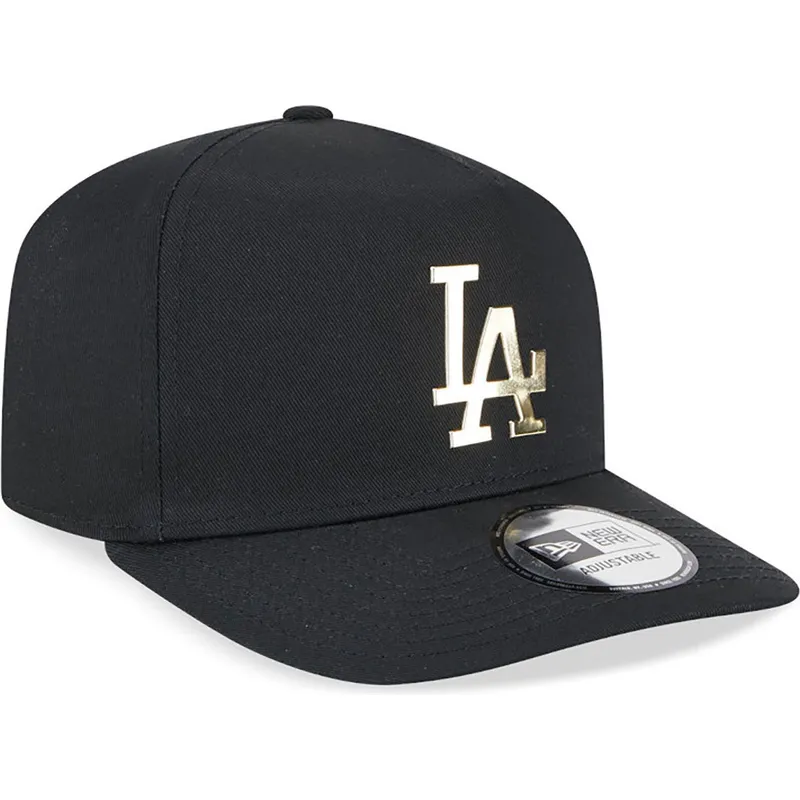 kasketter-buet-sort-snapback-a-frame-foil-pack-fra-los-angeles-dodgers-mlb-af-new-era