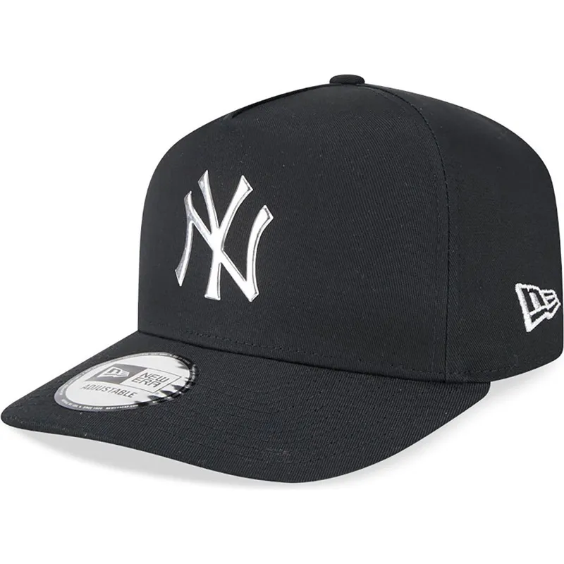 kasketter-buet-sort-snapback-a-frame-foil-pack-fra-new-york-yankees-mlb-af-new-era