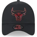 chicago-bulls-nba-new-era-a-frame-foil-pack-sort-buet-snapback-kasket