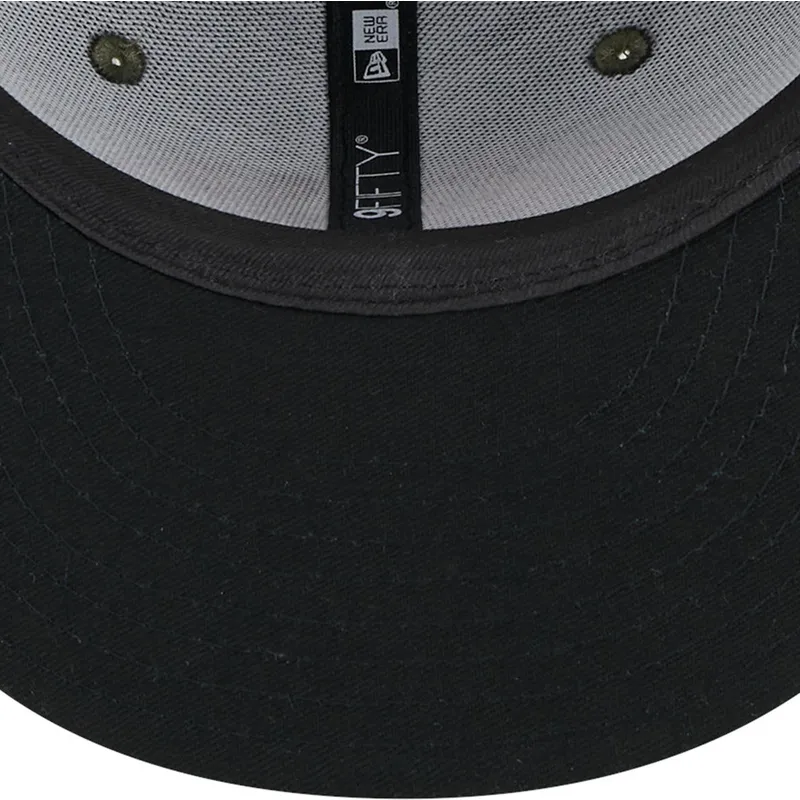 kasketter-flad-gron-snapback-til-barn-camuflaje-9fifty-fra-superman-dc-comics-af-new-era