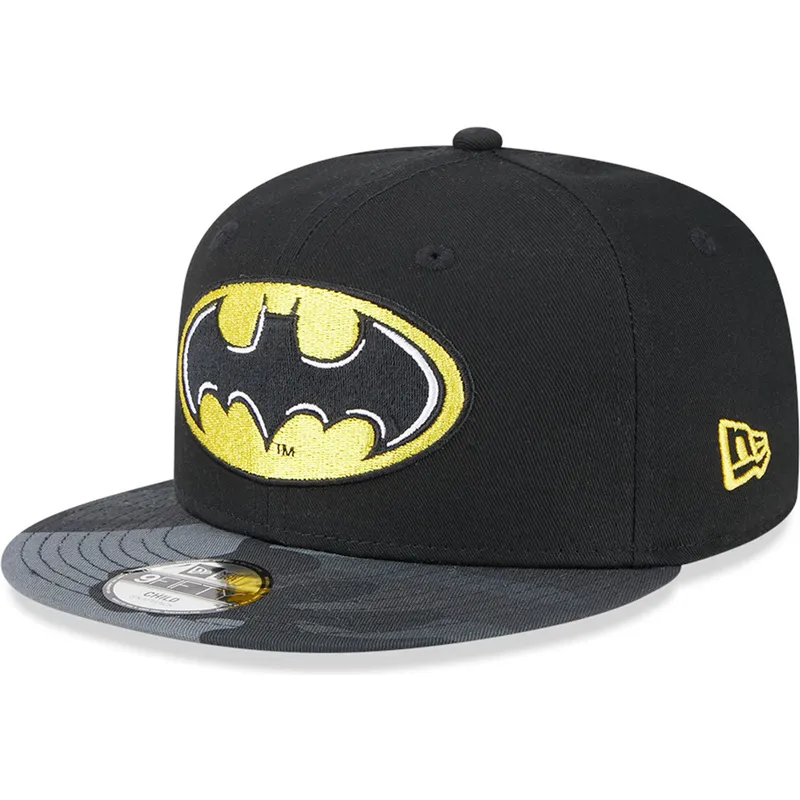 kasketter-flad-sort-snapback-til-barn-9fifty-fra-batman-dc-comics-af-new-era