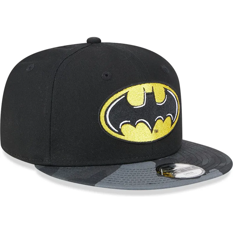 kasketter-flad-sort-snapback-til-barn-9fifty-fra-batman-dc-comics-af-new-era
