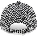 new-era-new-york-yankees-mlb-9forty-houndstooth-sort-og-hvid-justerbar-kvindekasket