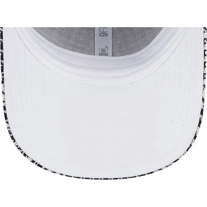 kasketter-buet-sort-justerbar-rem-9forty-houndstooth-fra-new-york-yankees-mlb-af-new-era