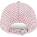 kasketter-buet-rosa-justerbar-rem-9forty-houndstooth-fra-los-angeles-dodgers-mlb-af-new-era