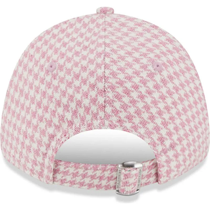 kasketter-buet-rosa-justerbar-rem-9forty-houndstooth-fra-los-angeles-dodgers-mlb-af-new-era kasketter-buet-rosa-justerbar-rem-9forty-houndstooth-fra-los-angeles-dodgers-mlb-af-new-era
