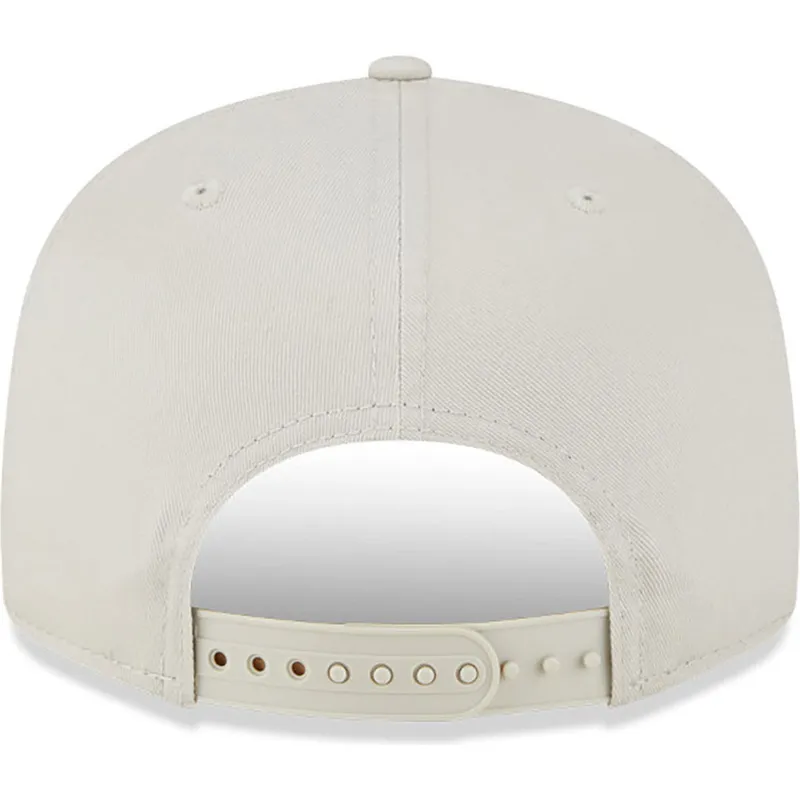 kasketter-flad-beige-snapback-marron-9fifty-league-essential-fra-los-angeles-dodgers-mlb-af-new-era