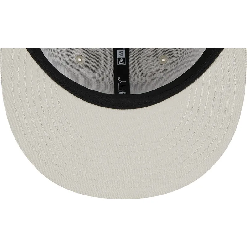 kasketter-flad-beige-snapback-marron-9fifty-league-essential-fra-los-angeles-dodgers-mlb-af-new-era