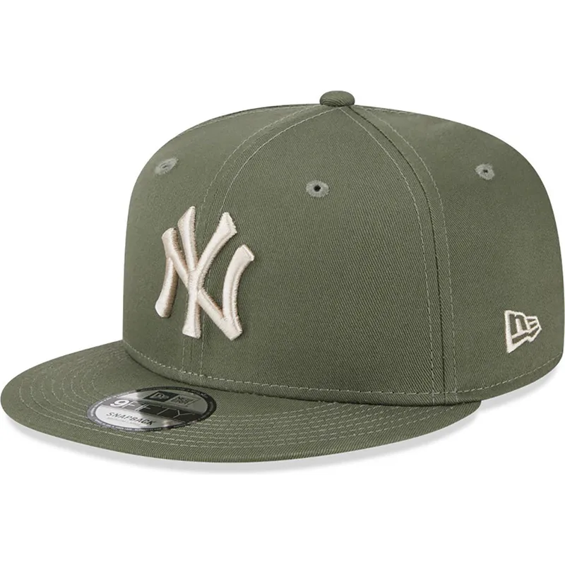 kasketter-flad-gron-snapback-9fifty-league-essential-fra-new-york-yankees-mlb-af-new-era