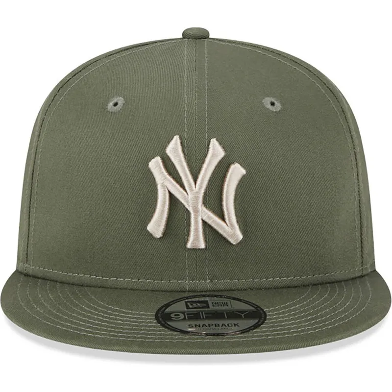 kasketter-flad-gron-snapback-9fifty-league-essential-fra-new-york-yankees-mlb-af-new-era