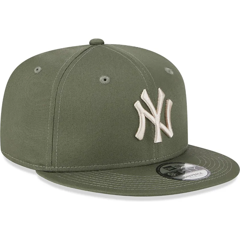kasketter-flad-gron-snapback-9fifty-league-essential-fra-new-york-yankees-mlb-af-new-era