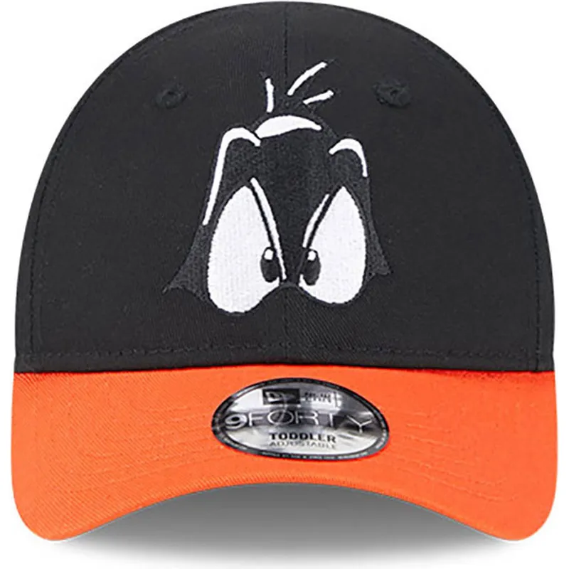 kasketter-buet-sort-justerbar-rem-til-barn-9forty-fra-pato-lucas-looney-tunes-af-new-era