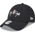 kasketter-buet-sort-justerbar-rem-til-barn-9forty-fra-petalo-burbuja-y-cactus-las-supernenas-af-new-era