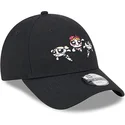 kasketter-buet-sort-justerbar-rem-til-barn-9forty-fra-petalo-burbuja-y-cactus-las-supernenas-af-new-era