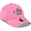 kasketter-buet-rosa-justerbar-rem-til-barn-9forty-fra-petalo-burbuja-y-cactus-las-supernenas-af-new-era