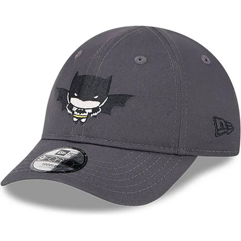 kasketter-buet-gra-justerbar-rem-til-barn-9forty-fra-batman-dc-comics-af-new-era
